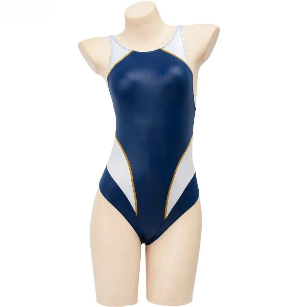 Traje de Baño Deportivo de Anime, Estilo Racing, Espalda Descubierta, Traje de Baño, Disfraz de Cosplay, Ropa Interior Japonesa de una Pieza, Ropa de Dormir para Juegos de Rol