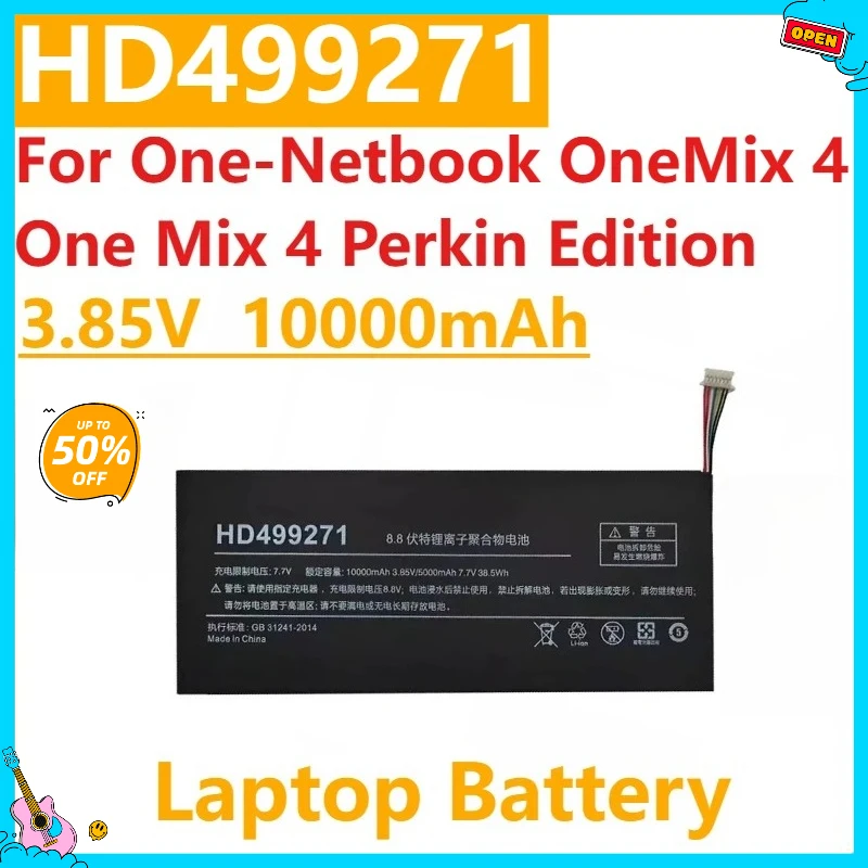 

Новый аккумулятор HD499271 3,85 В 10000 мАч для One-Netbook OneMix 4 One Mix 4 Perkin Edition