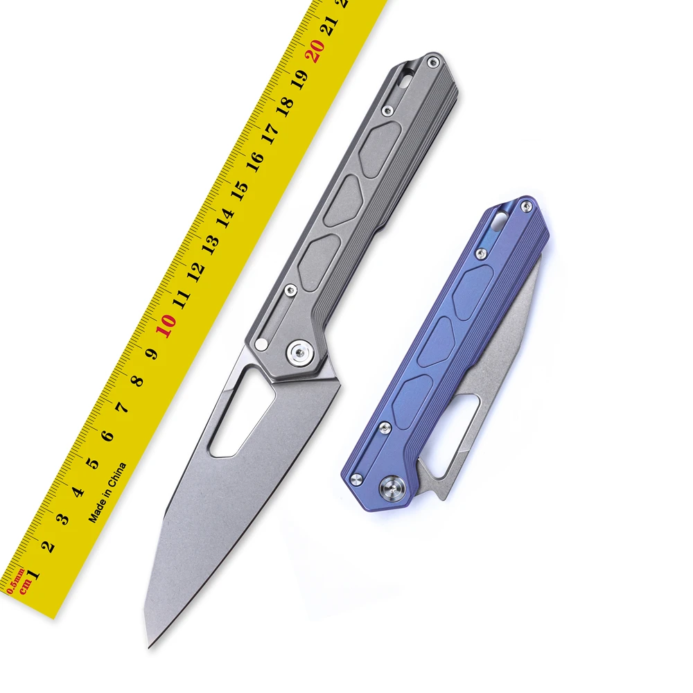 NOC DT03 Folding Knife VG10 Blade Titanium Handle Camping Cutter Pocket Knives Outdoor Survival Knives EDC Tools