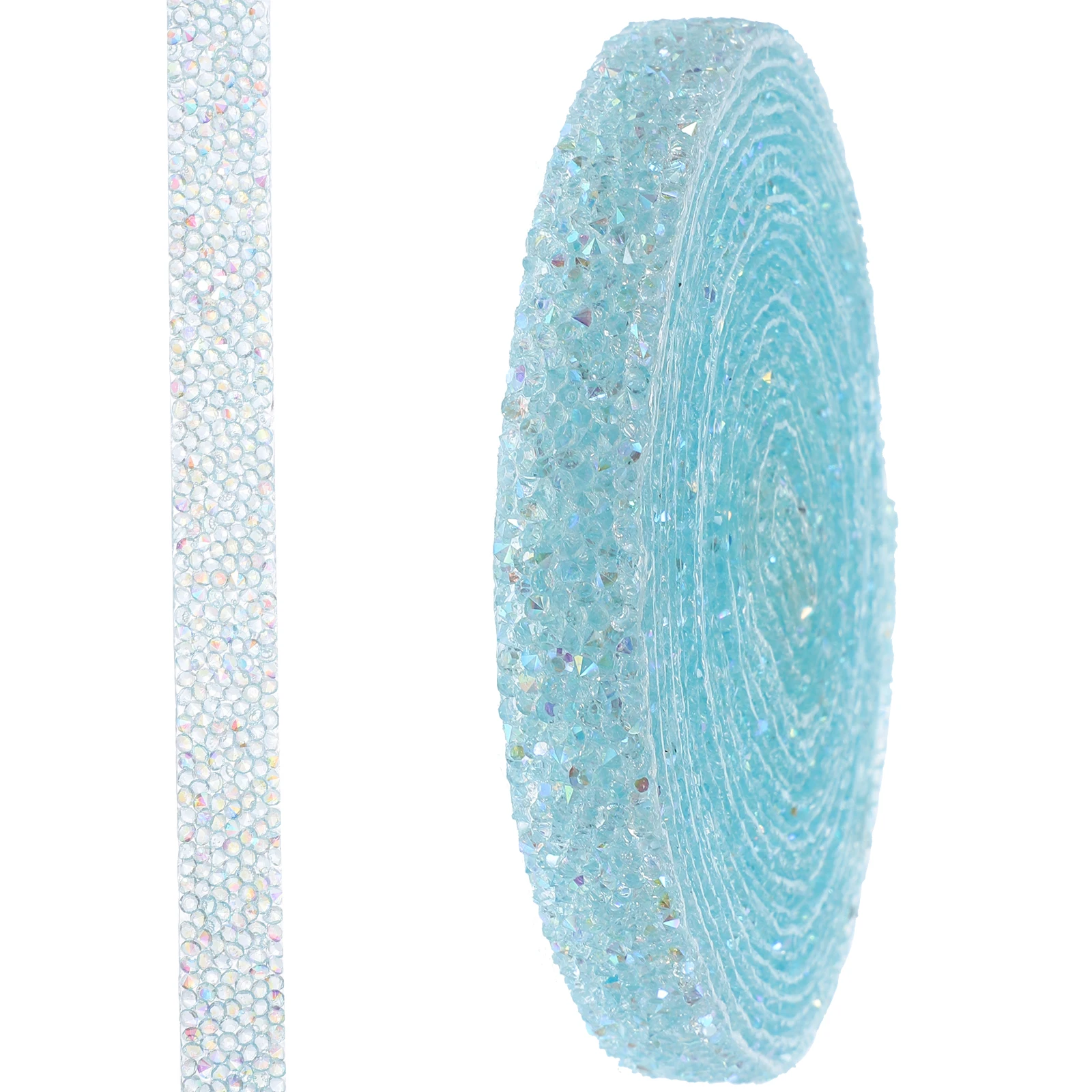 

Hot Melt Back Glue Rhinestone Lightweight Strip Rhinestones Strips Adhesive Tape Crafts Decor Border Resin Self