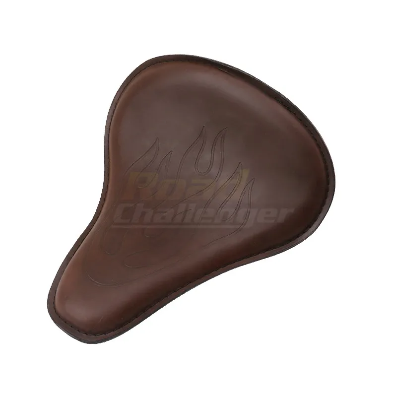 

Brown Motorcycle Fire Pattern Solo Seat For For Harley Sportster 883 XL Chopper Bobber For Honda Shadow