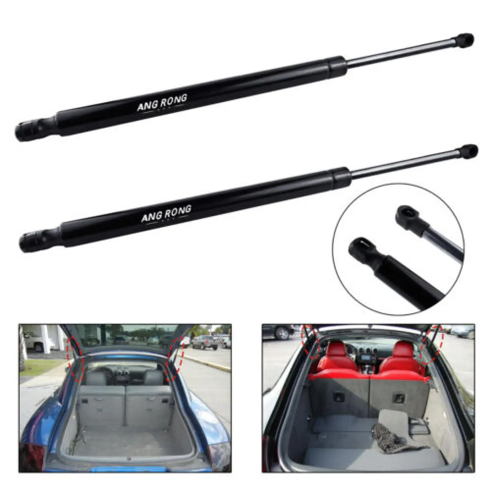 Rear Tailgate Boot Trunk Gas Support Struts Lifter For Audi TT Coupe 2006-14