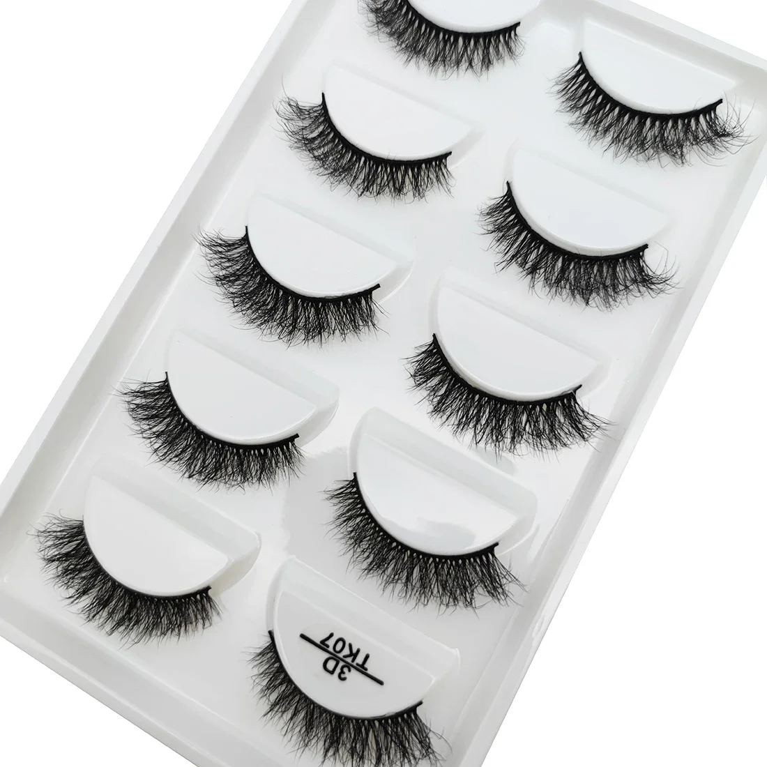 New 5 Pairs Natural False Eyelashes Makeup 3D Fluffy Faux Lashes Mink Eyelash Fake Eye Lashes Make Up Beauty Tools New Natural