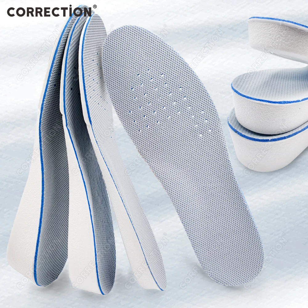 

Invisiable Height Increase Insoles for Women Men Heel Lift Yellow Shoes Sole Pad Breathable Shock Absorption Feet Care Cushion