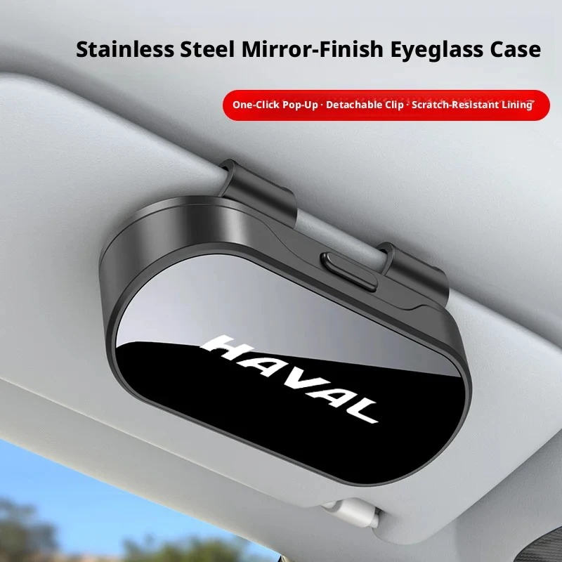 Car Sun Visor Glasses Holder High End Sunglasses Gift Box For Haval Jolion H6 2021 H9 F7X F7 H2S H7 H1 M6 H3 H4 H5 H8 F5 H2 2026