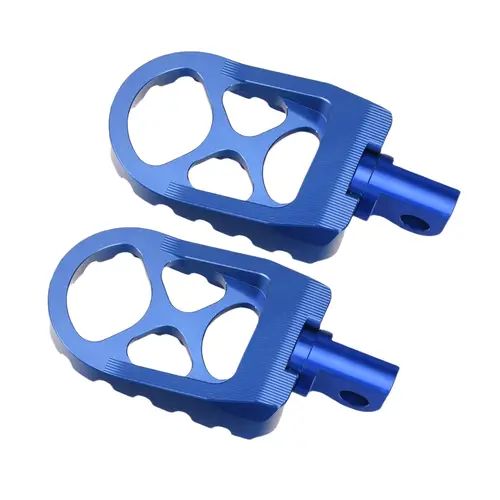 Motorcycle Foot Pegs MX Wide Fat Footrests Pedals W/Shifter Pegs For Harley Sportster XL 883 1200 Dyna Street Bob Bobber Custom - Image 2