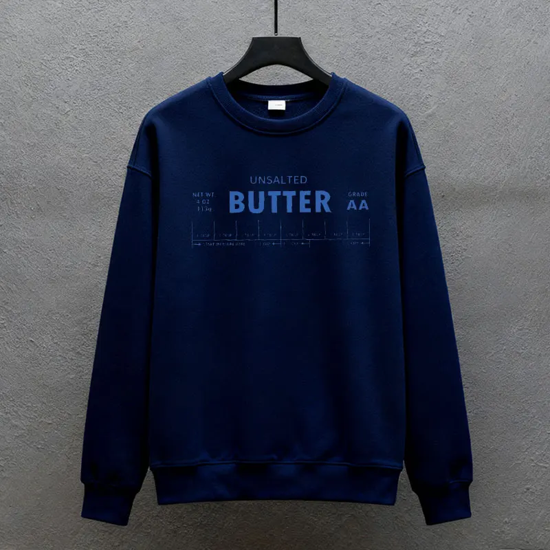 سويت شيرت زبدة غير مملح عصا الزبدة مضحك بيكر الخبز عشاق الطعام الشيف عاشق هدية رسائل بسيطة الدفء مطابقة هودي