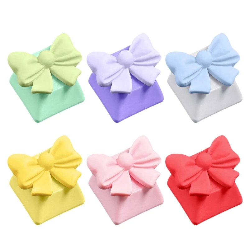 Harzschlüsselcaps Bowknot 3D Keycap Customized Creass Crosses axises Keyboard Keycap F19E
