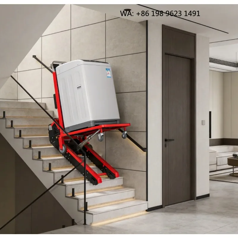 Silent‑Running  Stair Climber Hand Truck, 300kg Heavy‑Load Crawler Structure, Portable For Multi‑Floor ‑Goods Moving Work