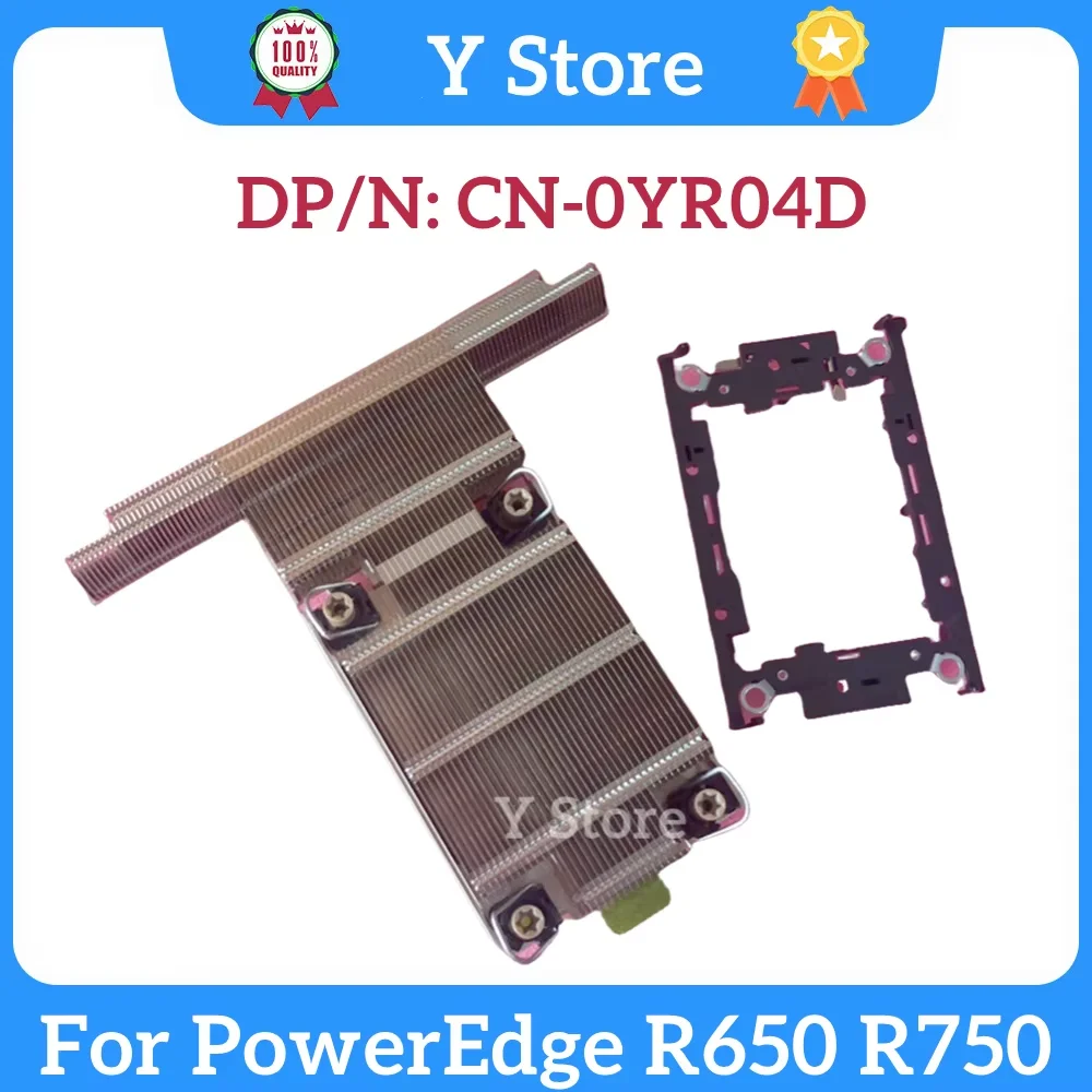 

Y Store New For PowerEdge R650 R750 1U High Performance Heatsink With Buckle YR04D 0YR04D Fast Ship