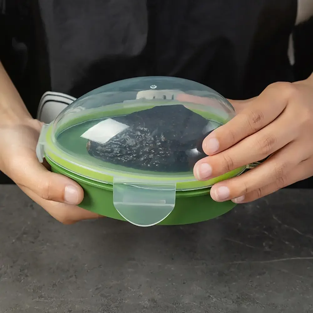 Snap on Lid Avocado Storage Container Keeper Kitchen Avocado Saver Food Crisper Storage Box Fruit Vegetable Holder Keep Fresh