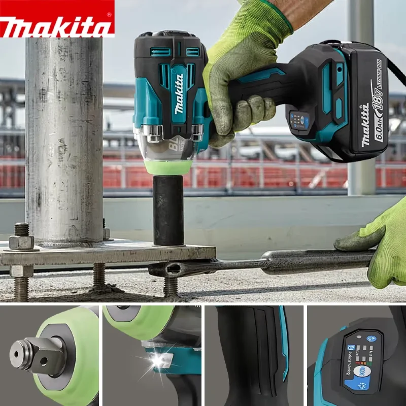 Makita TW004G 630N.m Brushless Cordless Screwdriver Rechargable Drill Driver For 18V Battery Power Tool view 6