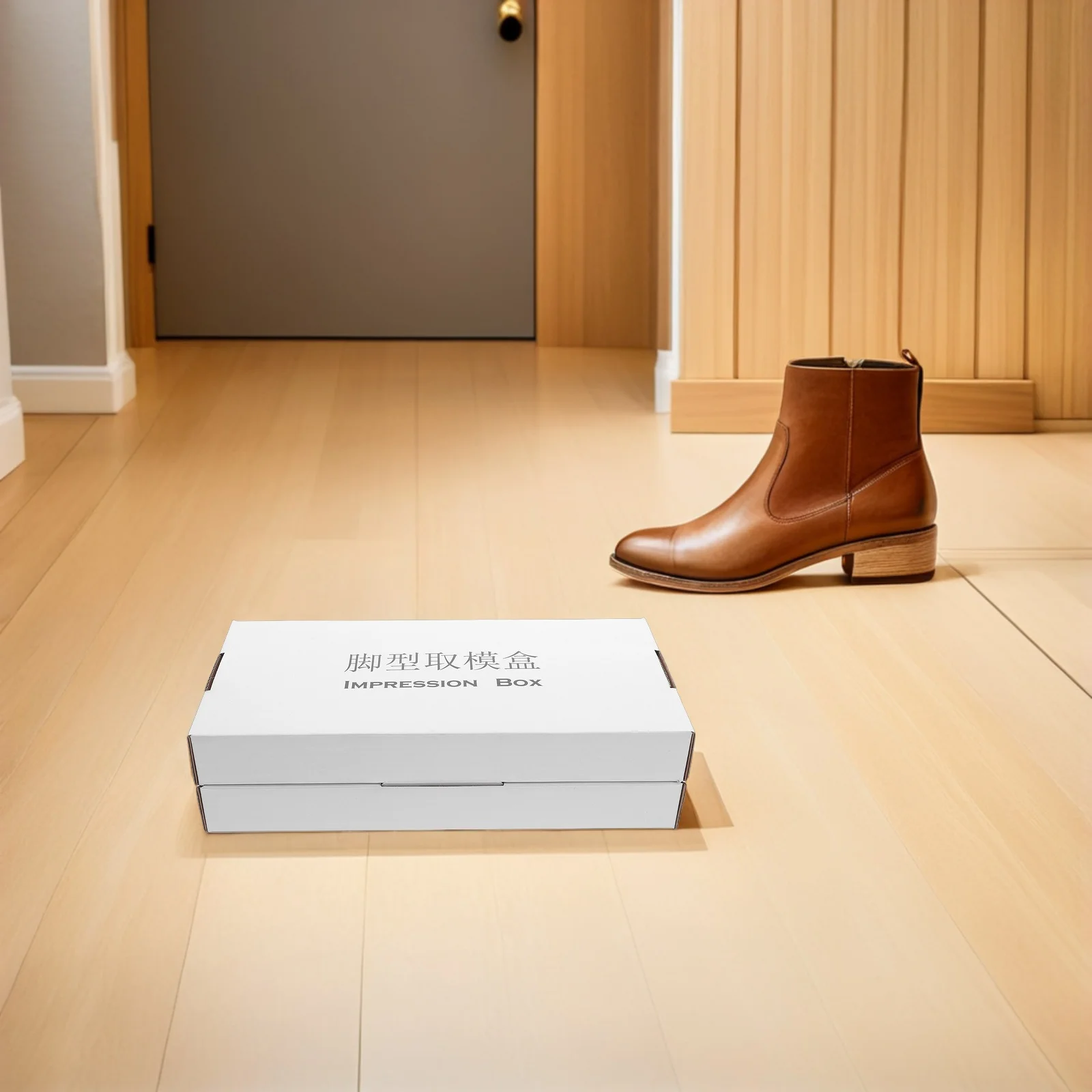 

2Pcs Footprint Sponge Mold Kit Streamlined Shoe Crafting Process Easytouse Footprint Mold Box for Custom Shoe Studios