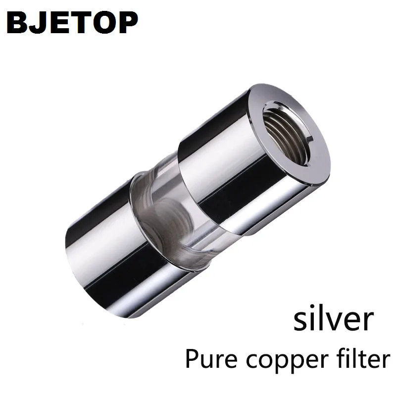 BJETOP Tuopu Boutique water-cooled connector Pure copper filter with double internal teeth 48mmLong Simple industrial style