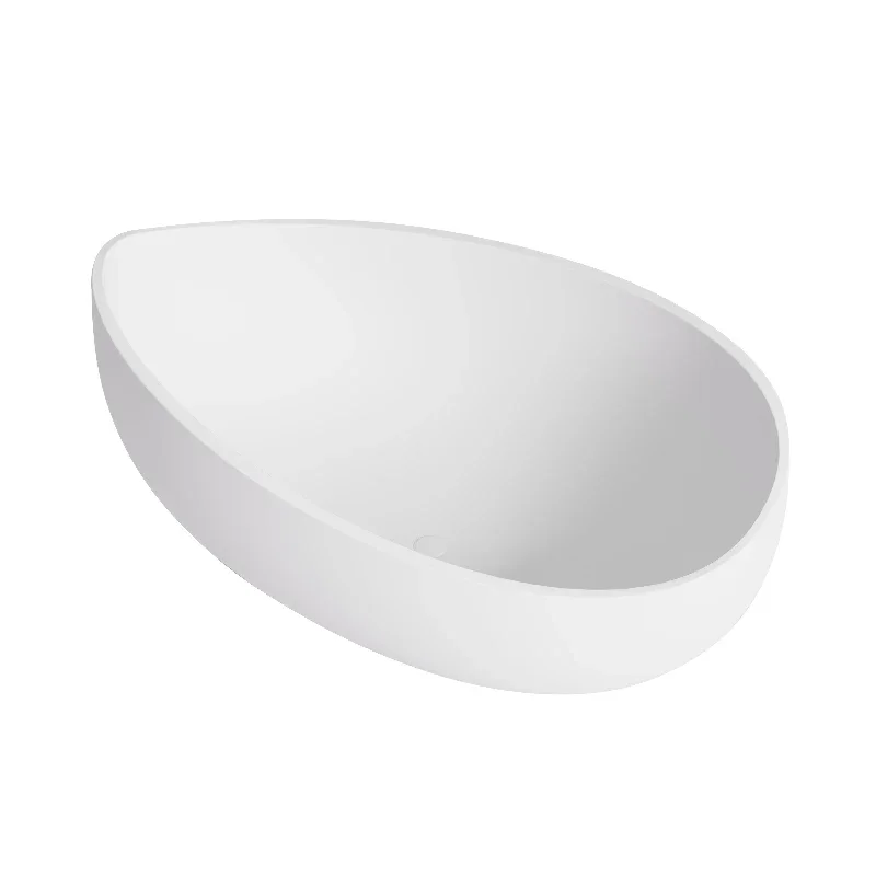 

Ванна Bath White матовая, отдельностоящая, из искусственного камня.