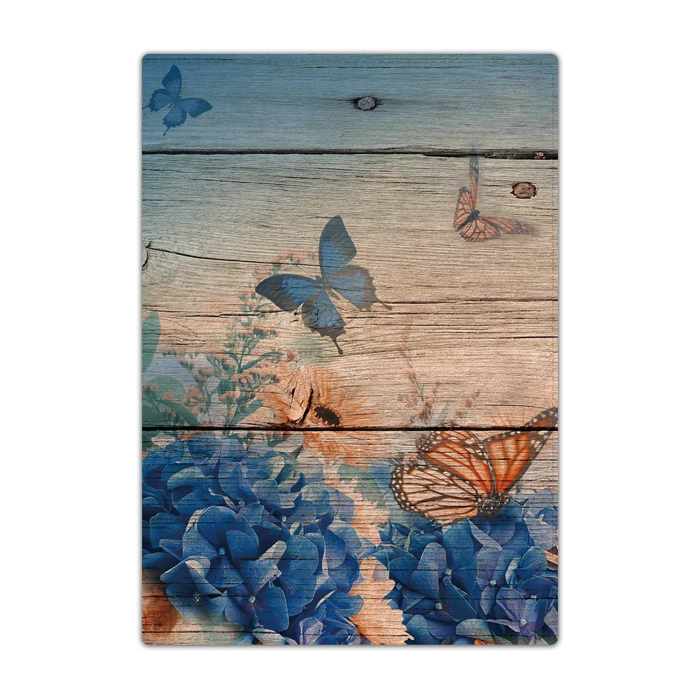 Fashion Women Men Passport Cover Pu Leather Travel ID Bank Card Holder Butterfly Pattern Passport Packet Wallet Purse Pouch