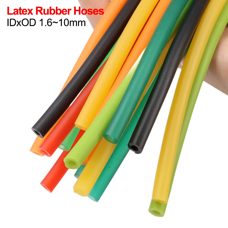2~10m Latex Rubber Hoses ID 1.6/1.7/1.8/2/3/4/5/6mm High Resilient Surgical Medical Tube Slingshot Catapult Elastic Band