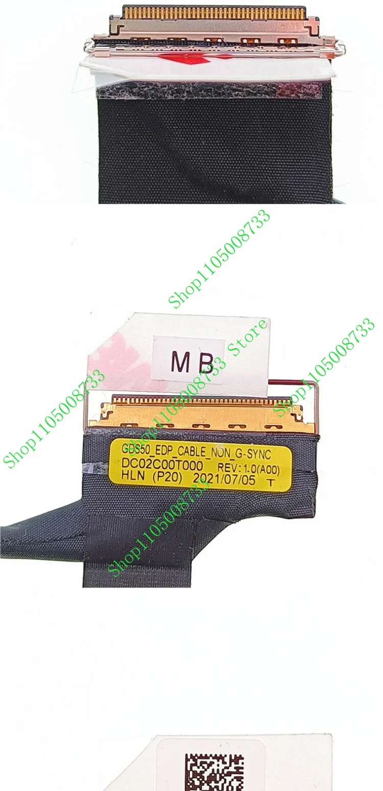 Video screen Flex cable For Dell Alienware X15 R1 R2 laptop LCD LED Display Ribbon cable 0TCGM6 DC02C00T500 0F88WG DC02C00T000