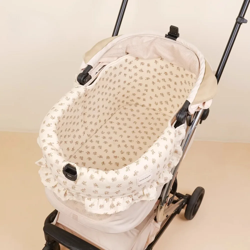 Skin-friendly Dog Stroller Cover | Puppy Stroller Basket Cover | Soft Full Cover for Small Dog Strollers | Washable & Detachable
