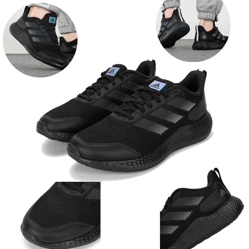 

New Adidas Edge Gameday Men's Running Cushioning, Comfortable And Resilient Sports Shoes, Fitness Road Training Shoes Gw2499