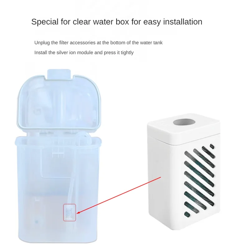 2PCS Silver Ion โมดูลสําหรับ Dreame X10/S10/W10S/S20/X20/S10 Plus Series หุ่นยนต์ทําความสะอาดถังน้ํา Ion กลิ่นฆ่าเชื้อ