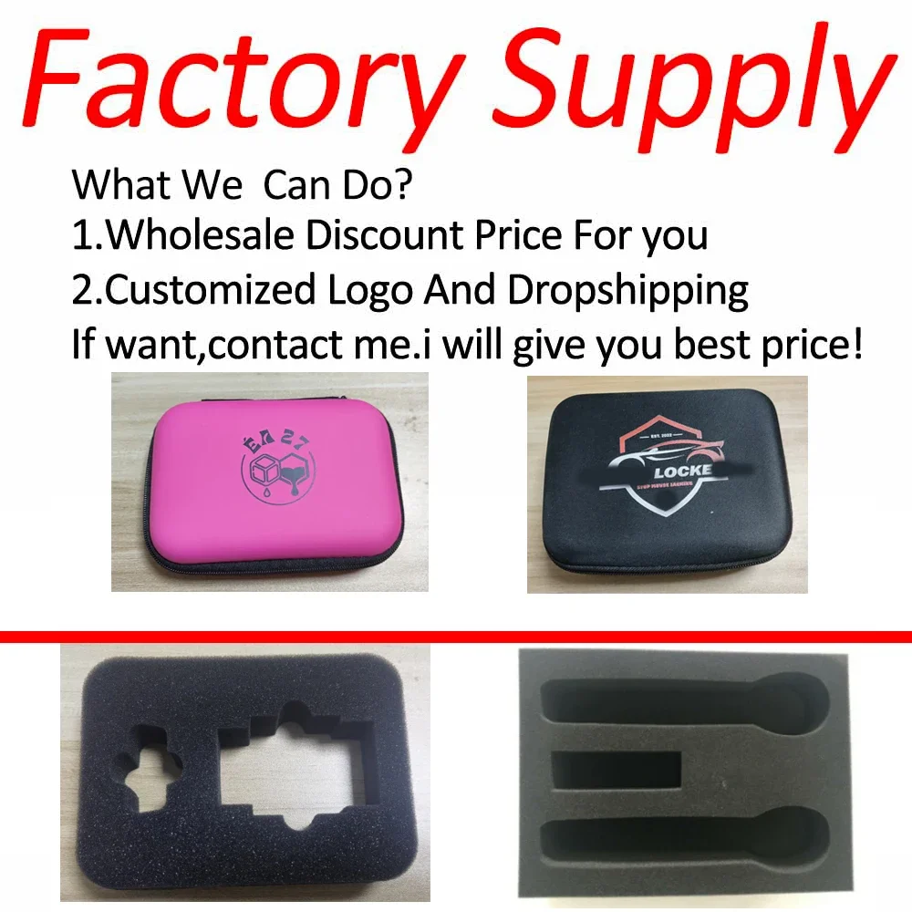 DIY Foam Hard Carry Case Storage Box Travel Zipper Bag Personalization Shockproof Camera Bag For Outdoor Tool Accessories