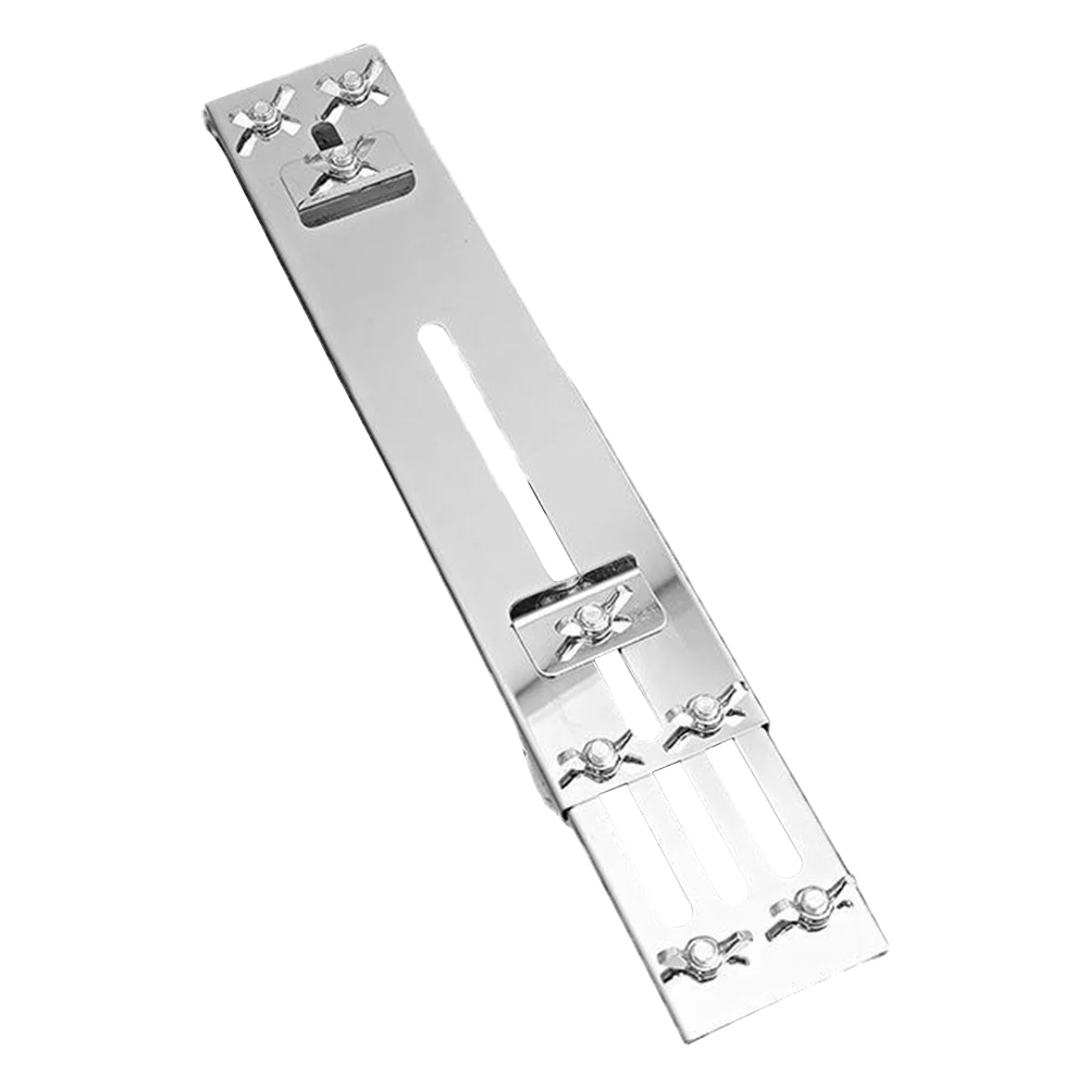 Stainless Steel Anti-Slip Sharpener Tool Retractable Sharpening Stone Base Adjustable with Wing Nuts for 2.76-9.65 In Whetstones