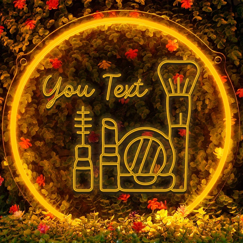Custom Neon Sign Personalized Name LED Neon USB Powered Multi Font Color Can Be Used For Beauty Room Makeup Room Wall Decoration
