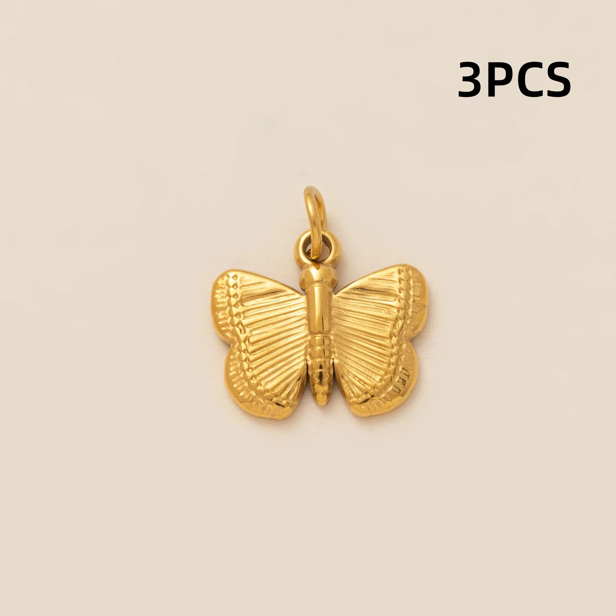 3 Stück Modische und beliebte Tier-Serie Anhänger mit Elefant, Schlange, Schmetterling und Kranich zum Selbermachen für Schmuck – Detail 6