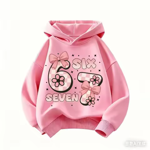 "Level 67 Chaos" Kids Hoodie Funny Viral Meme Toddler Pullover Fashionable and Fun Children's Comfortable Sweatshirt Hoodie