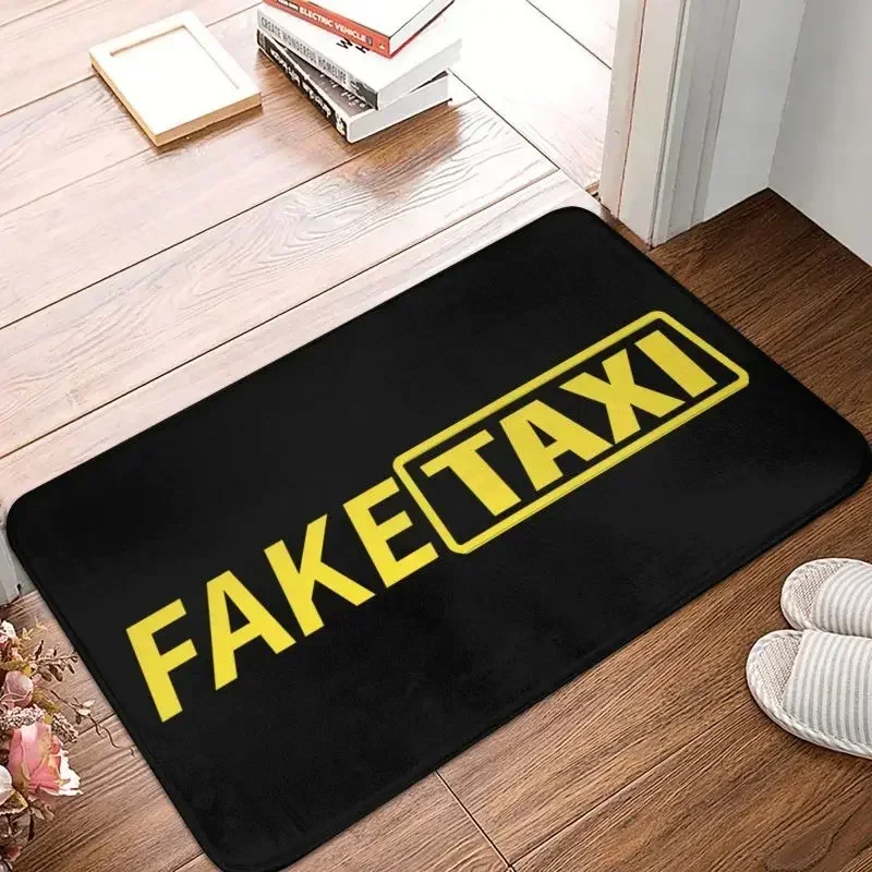 1PC Personalized Fake Taxi Doormat Mat Anti-Slip Kitchen Bath Toilet Rug Carpet 40*60cm kitchen rug