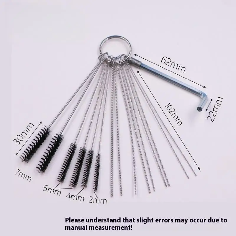 

Carburetor Carbon Dirt Jet Remove Cleaning Needles Brushes Cleaner Tools for Automobile Motorcycle ATV Welder Carb Chainsaw