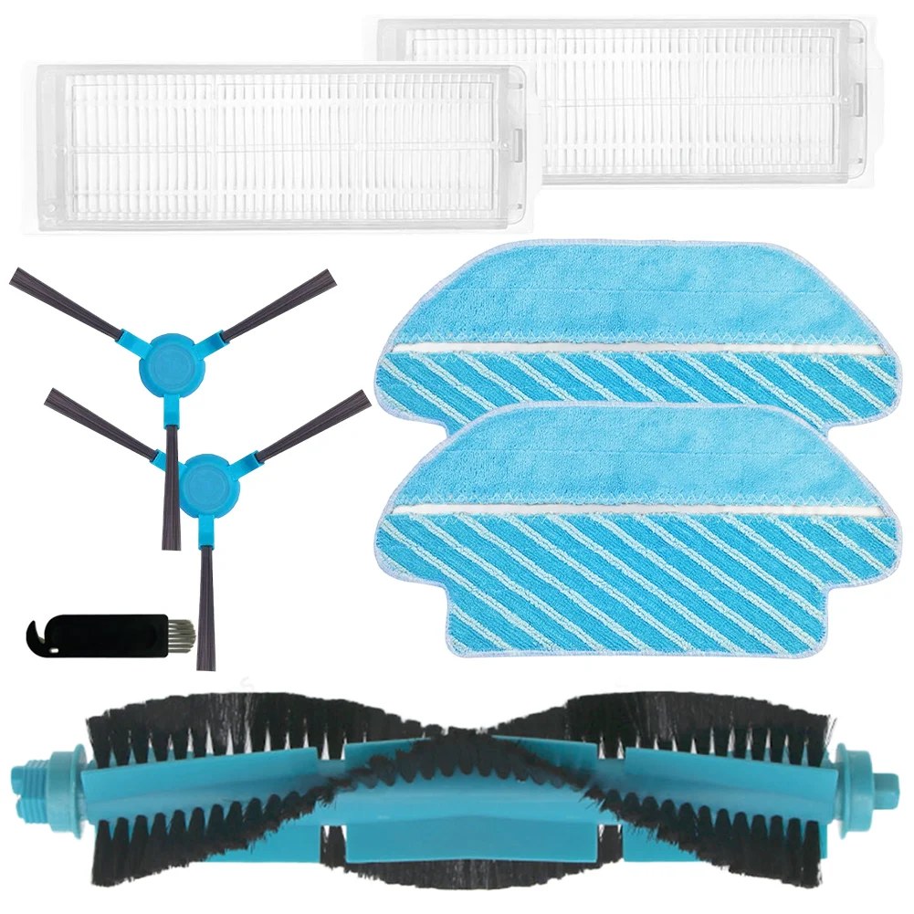 Replacement Parts Set Including Roller Brushes and Filters Tailored for Multiple For cecotec For Conga Models from 3290 to 7090