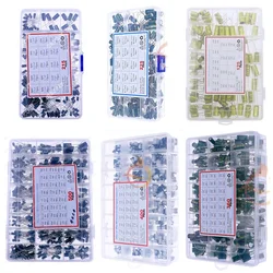 16V 25V 35V 50V 100V 400V 0.1uF-1500uF DIP SMD Electrolytic Capacitors Assortment Kit Set
