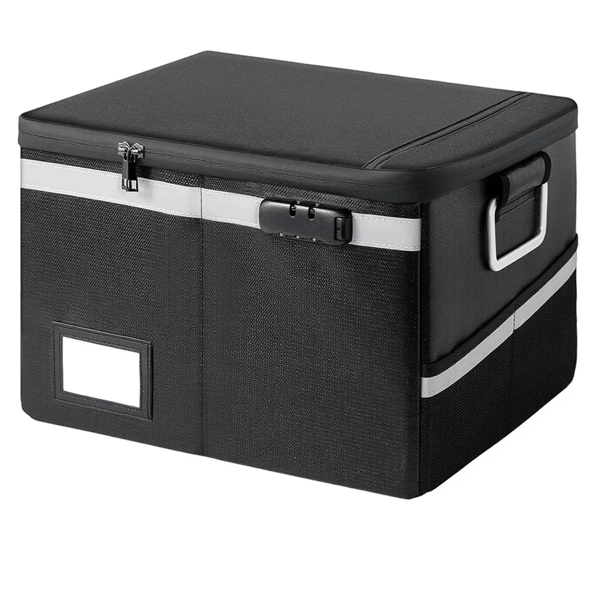A1962K Fireproof Waterproof Document Safe with Lock, Portable File Organizer for Home Work SUMMER