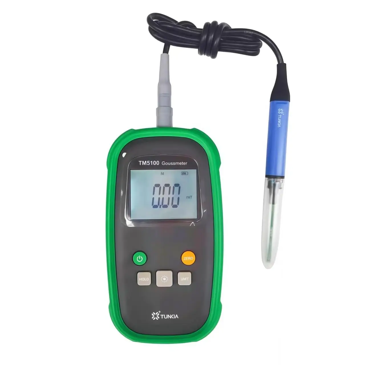 TM5100 Handheld Digital Gaussmeter magnetic field tester Teslameter with NS 2mT ~ 3000 mT 5%/2%/1% Accuracy