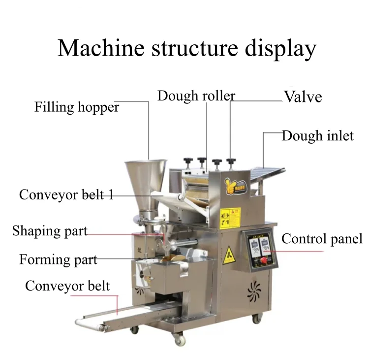 Stainless Steel Dumpling Maker Dumpling Filling Machine Ravioli Dumpling Machine Samosa Making Machine Price