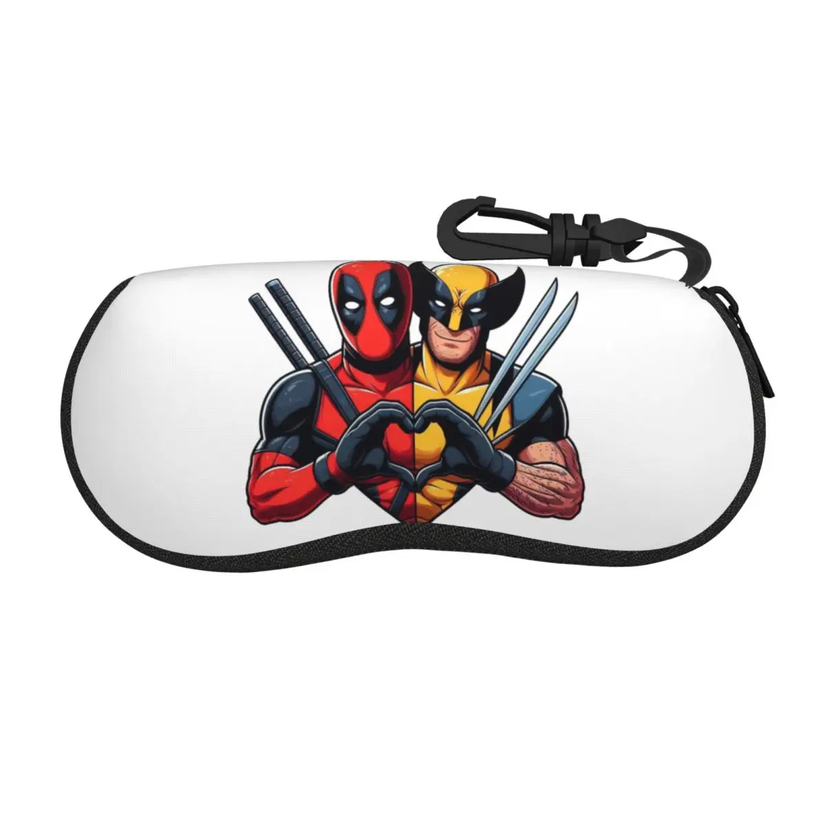 

Superhero Deadpool Shell Eyeglasses Protector Cases Fashion Sunglass Case Glasses Pouch