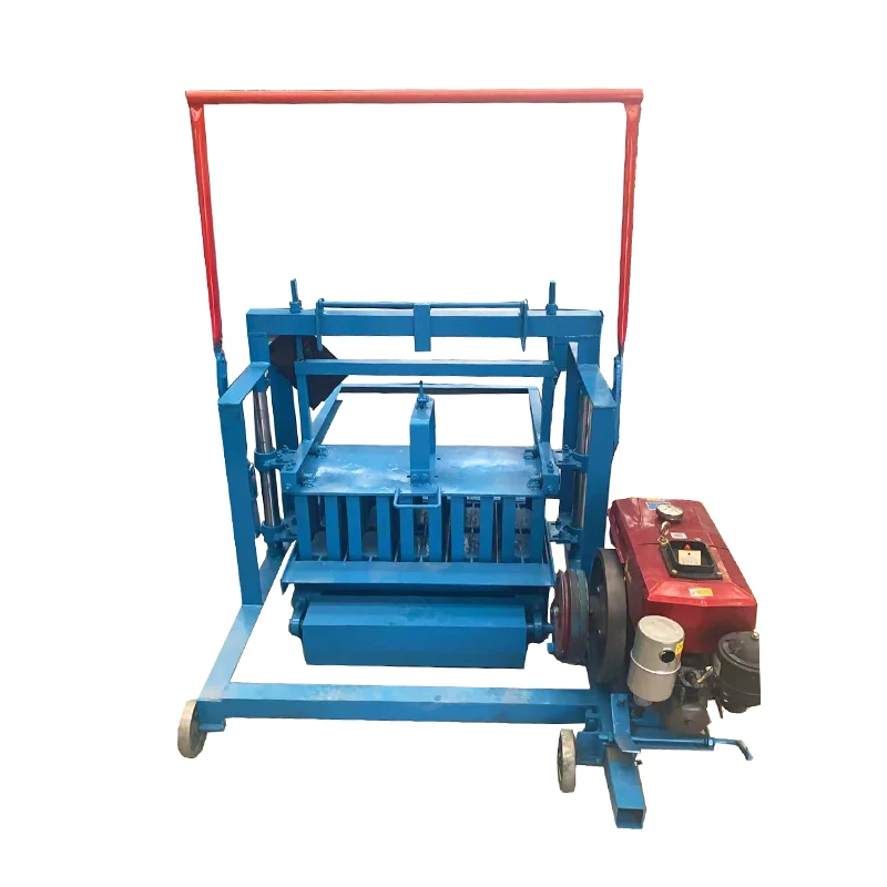 مصنع الديزل آلة صنع الطوب المجوف الصغيرة الرمال الخام المحمول آلة تصنيع الطوب الصغيرة #5