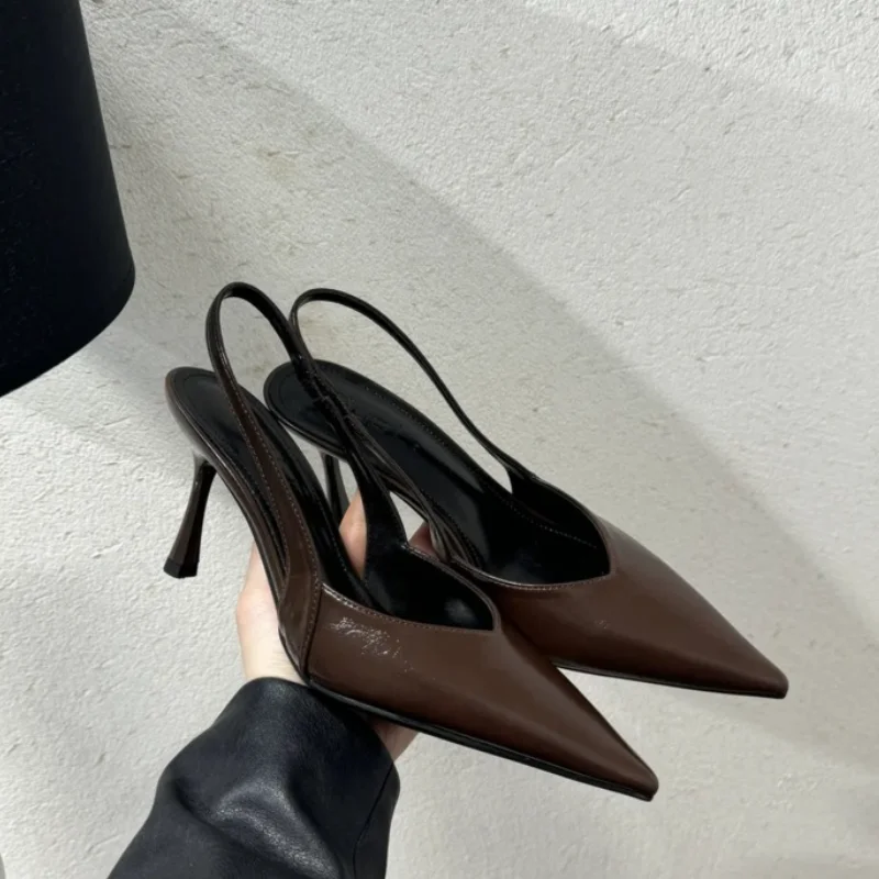 High Heeled Sandals Women Pointed Toe Elegant Shoes Sexy Fashion Pumps 2026 New Luxury Designer Dress Zapatillas De Mujer