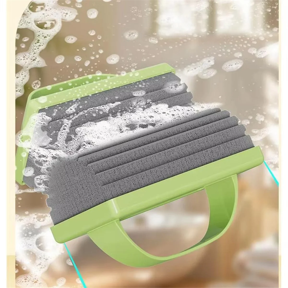 HHTL Mini Handheld Mop Absorbent Home Ceramic Marble Floor Cleaning Mops Wear- Kitchen Bathroom Desktop Cleaner