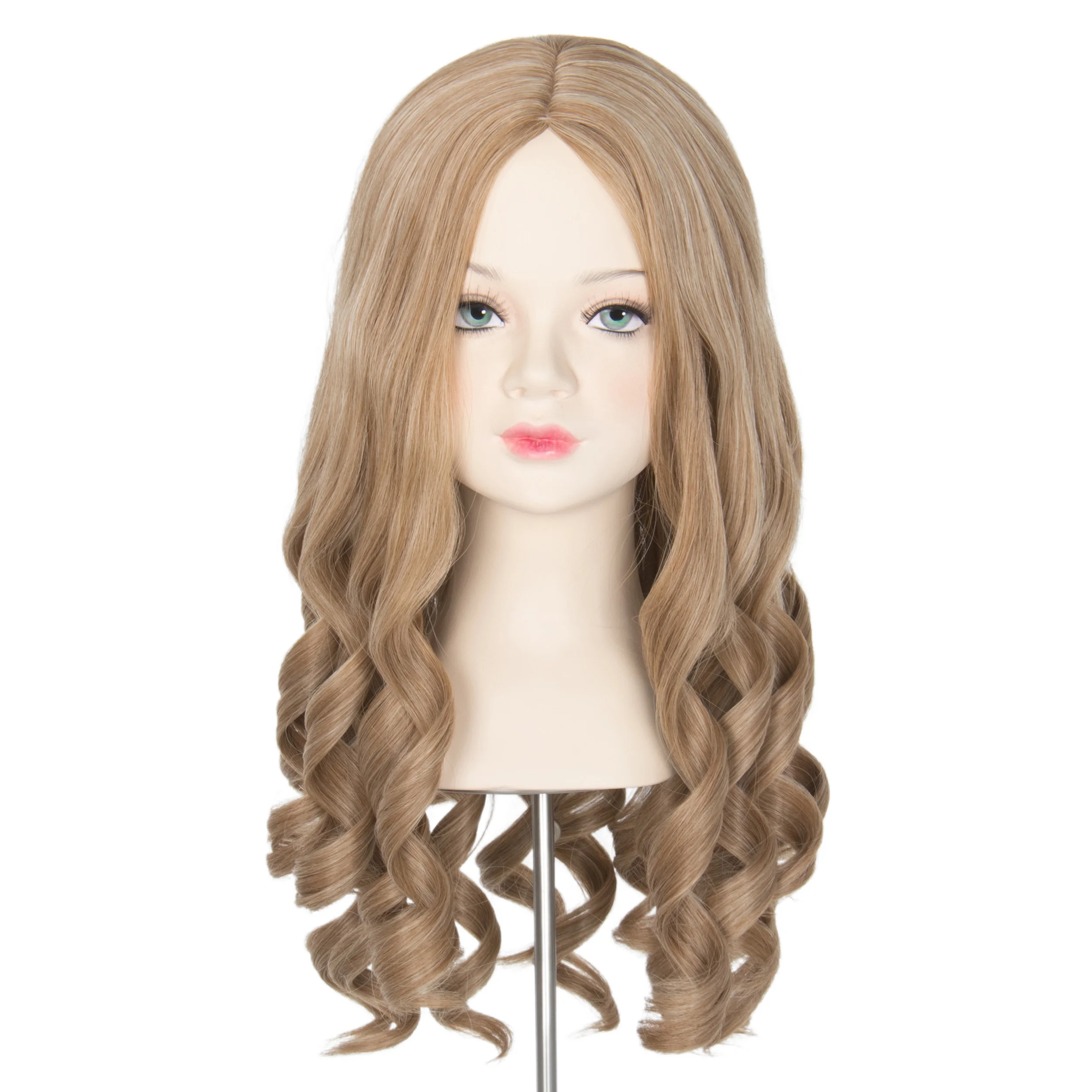 

Missuhair Long Wavy Brown Blonde Wig Kids Wig Cosplay Halloween Costume Wig