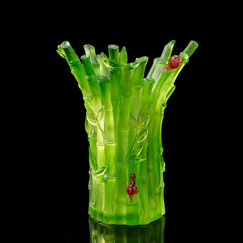 new design luxury glass vase crystal vase home office flower decoration lifting vase
