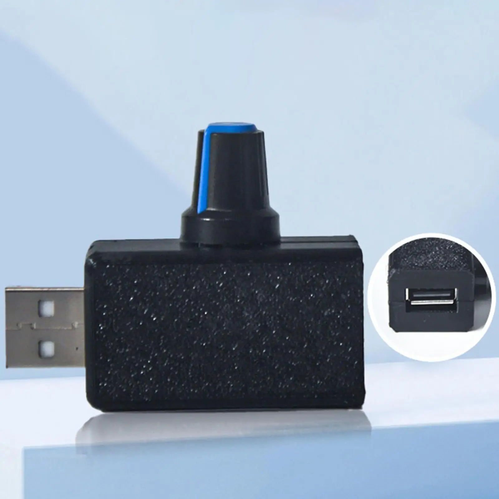 Acessórios de ajuste do botão do regulador contínuo do ventilador USB Controlador de velocidade do ventilador