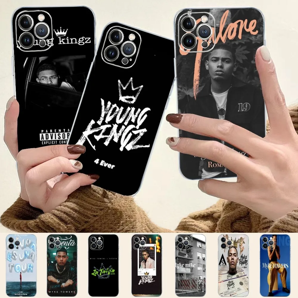 Rapper M-Myke T-Towers Phone Case Silicone Soft for iphone 16 15 14 13 12 11 Pro Mini XS MAX Plus X Cover