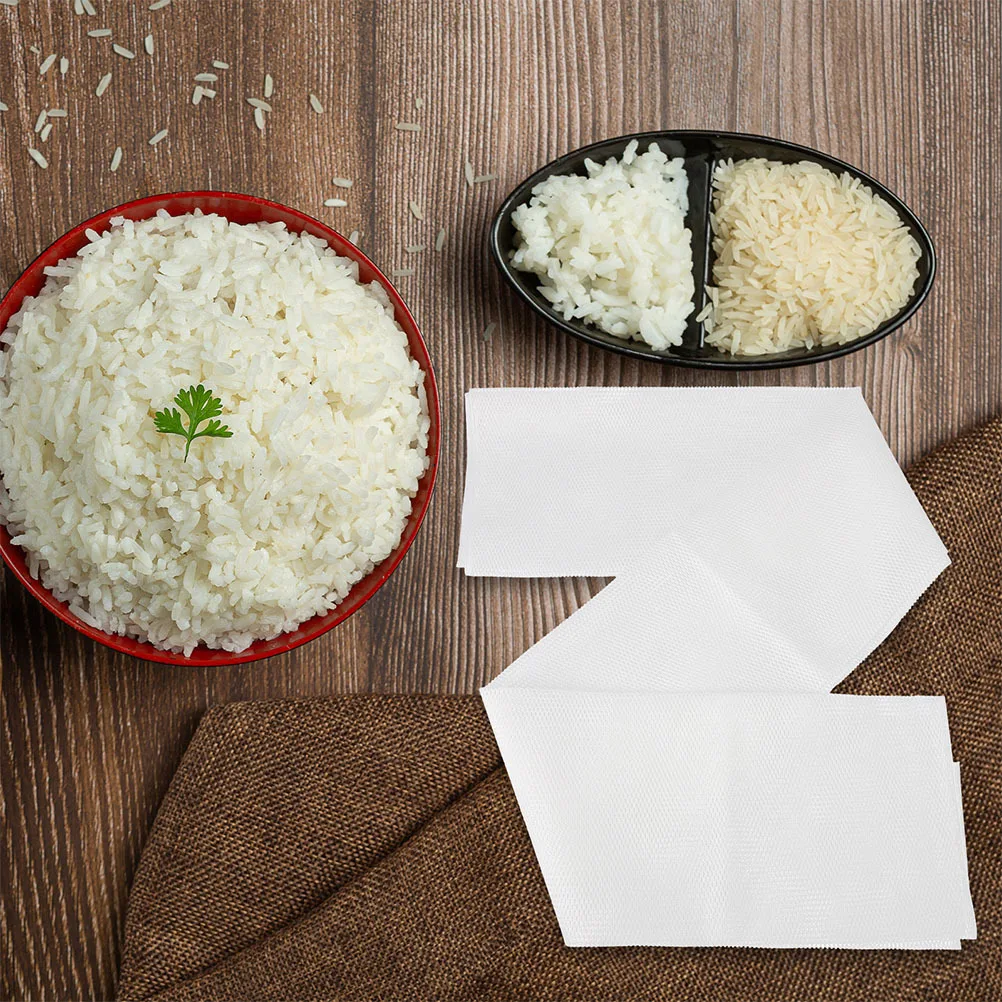 

Large Reusable Rice Cooking Net Cotton Nylon Non-Stick Steamer Basket Liner Steamer Cloth Cooking Net for Rice Cooker Vegetable