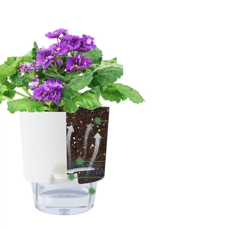 Self Watering Hydroponic  Pot BPA Free Soilless Cultivation Planter for Kids School Gardening Class