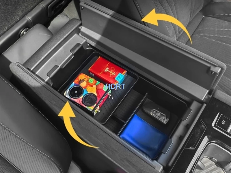 ل Volkswagen Teramont Pro/Atlas Pro 2025 + نمط السيارة وحدة التحكم المركزية مسند الذراع صندوق تخزين غطاء حامي اكسسوارات الديكور