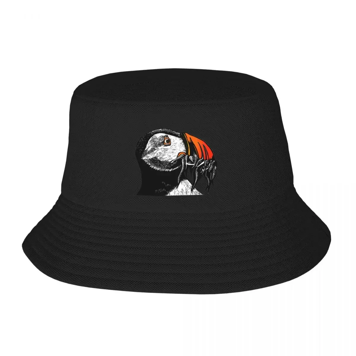 Puffin head Bucket Hat Snapback Cap Luxury Cap Hat Beach Sunhat Baseball For Men Women's