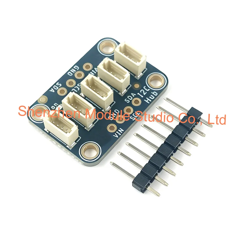 1pcs-3pcs-hub-i2c-placa-de-expansao-de-5-portas-para-sistema-stemma-qt-qwiic-com-conectores-jst-de-1mm
